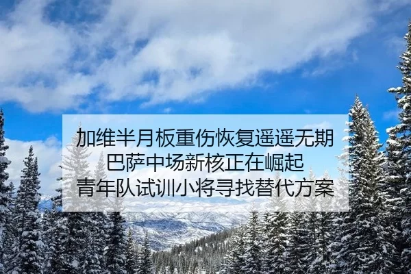 加维半月板重伤恢复遥遥无期 巴萨中场新核正在崛起 青年队试训小将寻找替代方案